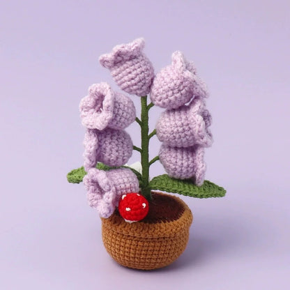 Handmade Crochet Flower Lamp